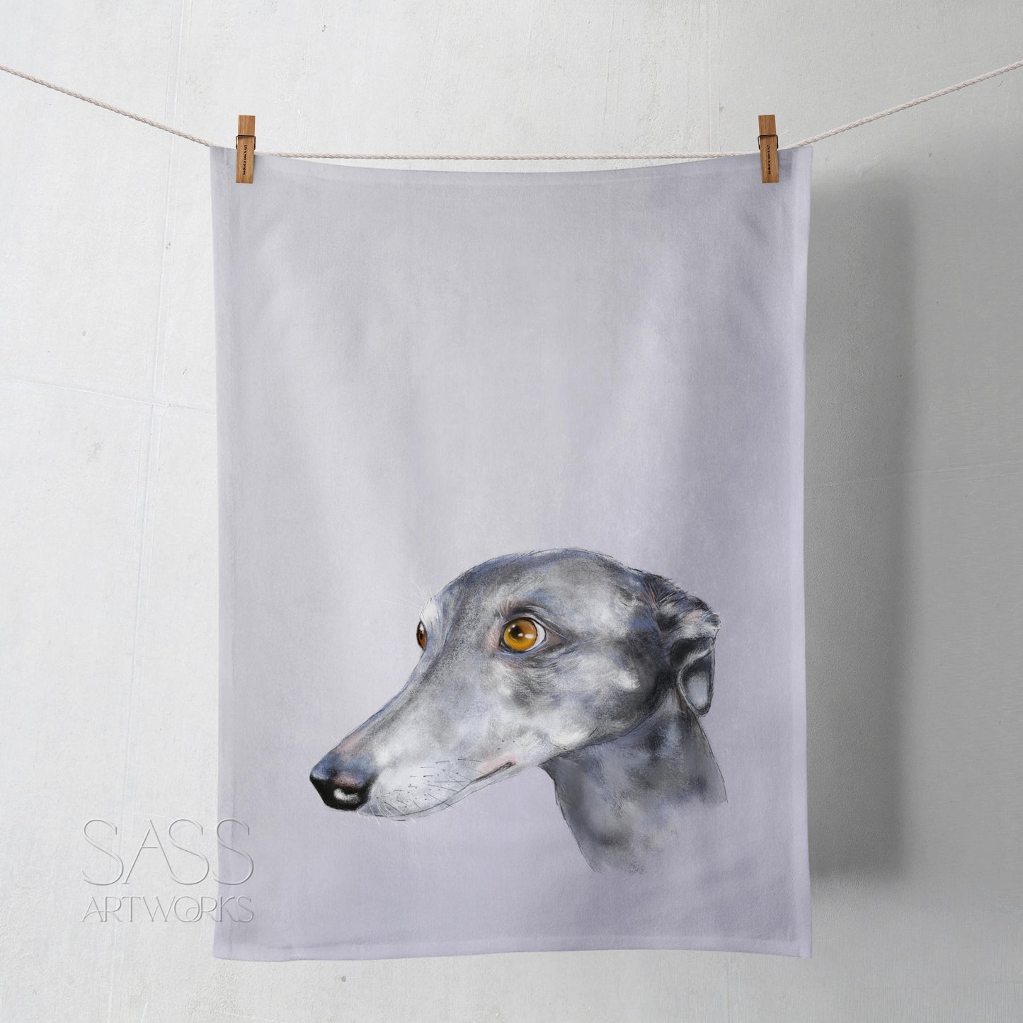 Violet Tea Towel