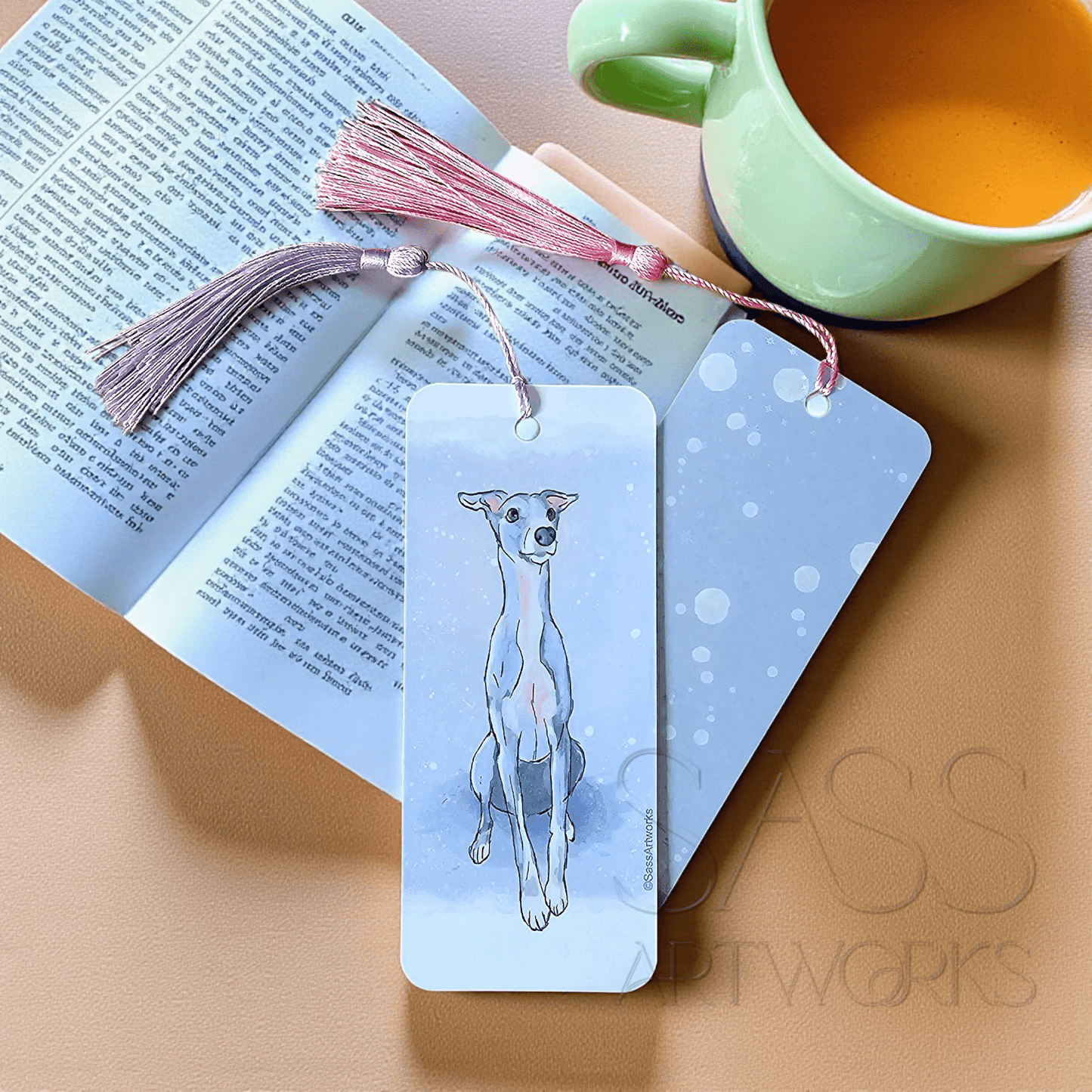 Winter Hound Bookmark