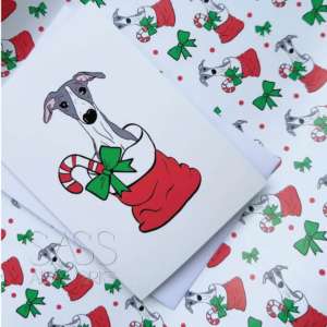 pup of cheer card wrap