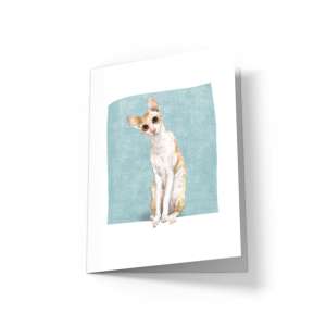 Ginger the Rex greeting card